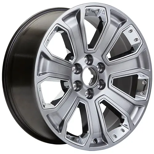2016 Silverado 1500 | 22-in Wheel | Silver | 7-Spoke | Chrome Inserts | RXN | 22 x 9 | Single