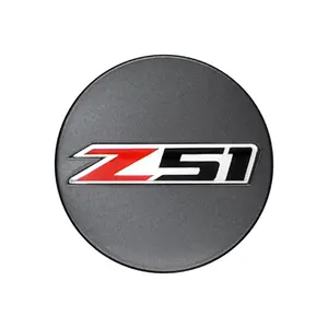 2016 Corvette Stingray Center Cap | Z51 Logo | Metallic Gray | Single