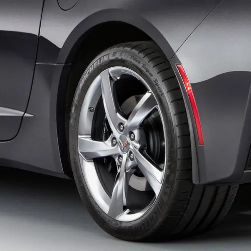 2017 Corvette Stingray 20 inch Rear Wheel | Chrome | 5-Spoke