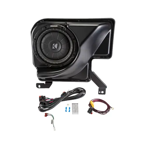 2015 Sierra 1500 Double Cab Subwoofer | Kicker | 200-watt Subwoofer System | All Audio Systems