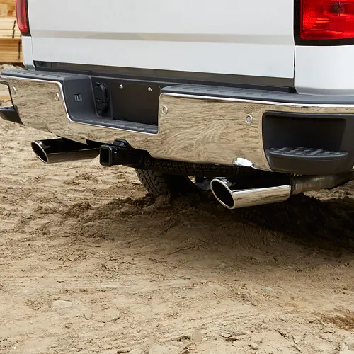 2019 Sierra 1500 | Exhaust Tips | Bright Chrome | Dual-Side Exit or Dual-Rear Exit | Pair