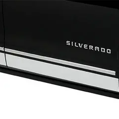 2018 Silverado 2500 Molding Appliques | Stainless Steel Rocker Panels D