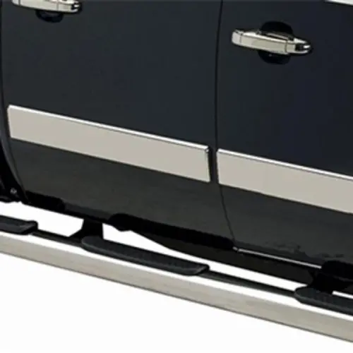 2017 Silverado 3500 Stainless Steel Rocker Panels Regular Cab 8ft Bed