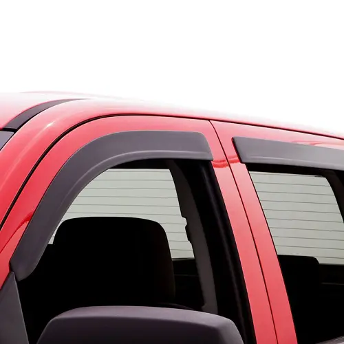 2015 Silverado 3500 Window Vent Visors | Crew Cab | Low Profile | Black | Exterior Mount | Set of 4