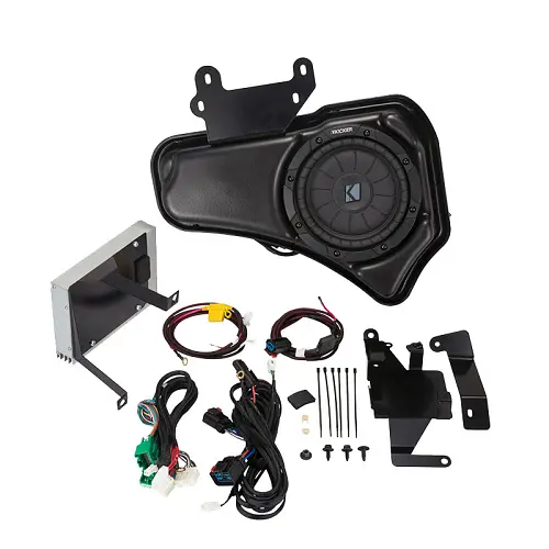 2015 Yukon XL Audio Upgrade | Kicker 200 Watt Amplifier and Subwoofer System | w/o UQA IOB NKC