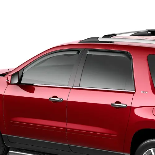 2023 Acadia Side Window Weather Deflectors | Smoke Black | In Channel | Front and Rear