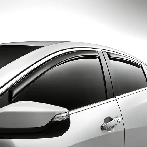 2017 Malibu | Window Vent Visors | In-Channel | Smoke Black | Front and Rear | Set of 4