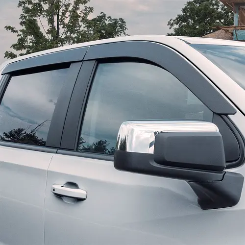 2021 Tahoe | Window Vent Visors | Exterior Mount | Smoke Black | Low Profile | Front and Rear