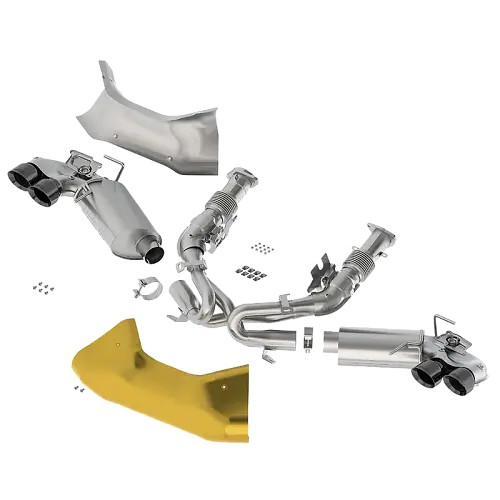 2024 C8 Corvette Stingray | Exhaust Upgrade System | Cat-Back | Dual-Mode | Black Tips | NPP
