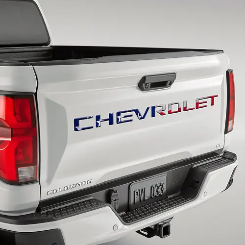 2024 Colorado | Chevrolet Tailgate Lettering | 3-D Urethane | Americana | US Flag