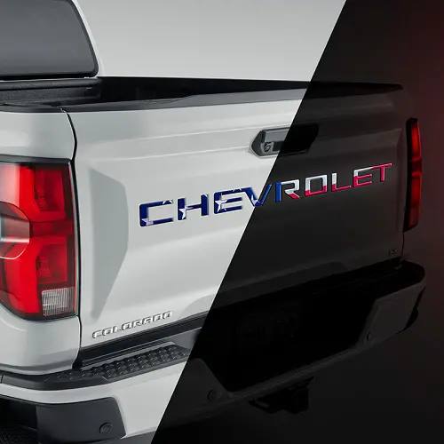 2024 Colorado | Chevrolet Tailgate Lettering | 3-D Urethane | Americana | US Flag | Reflective