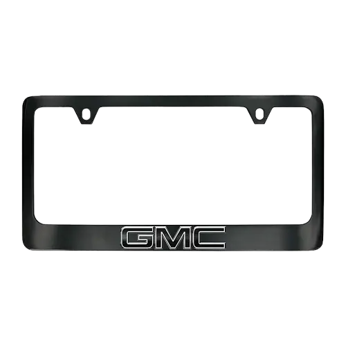 2022 Hummer EV Pickup | License Plate Frame | Valve Stem Caps | Black GMC Emblem