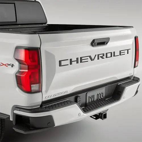 2023 Colorado | Chevrolet Tailgate Lettering | 3-D Stamped | Black Stainless Steel