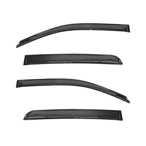 2023 Colorado | Window Vent Visors | Exterior Mount | Low Profile | Smoke Black | Front and Rear