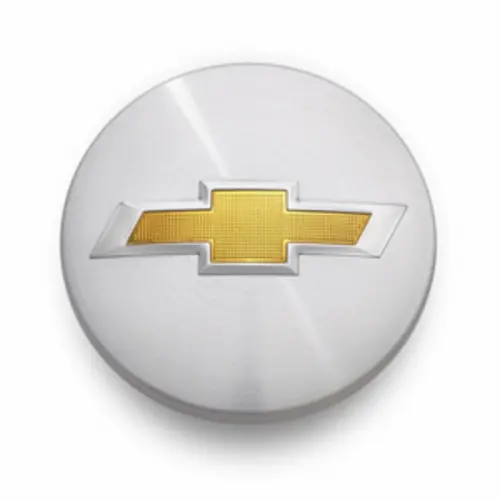 2015 Suburban Center Cap | Brushed Aluminum | Logo | Single