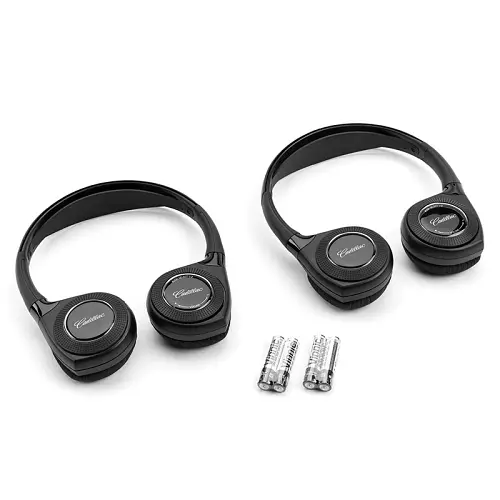 2022 XT5 Wireless Headphones | Infrared Analog | 2 Channel | DVD Headrests Systems | SR3 | 2 Pair