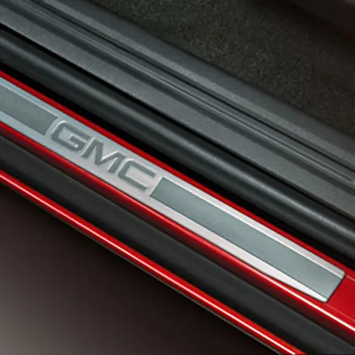 2021 Canyon Door Sill Plate Kit | GMC Logo | Front and Rear | Stainless Steel | Set of Four