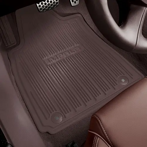 2015 Impala Floor Mats | Brownstone | Front and Rear | Premium All Weather | Impala Logo