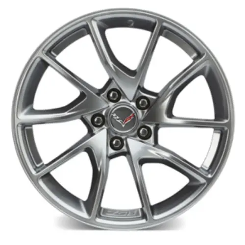 2017 Corvette Stingray 19 inch Front Wheel | Nickel Pearl Painted | 5Z8 |
