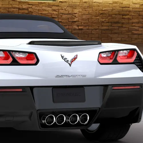 2016 Corvette Stingray Emblems | Chrome | Stingray | Crossed Flags