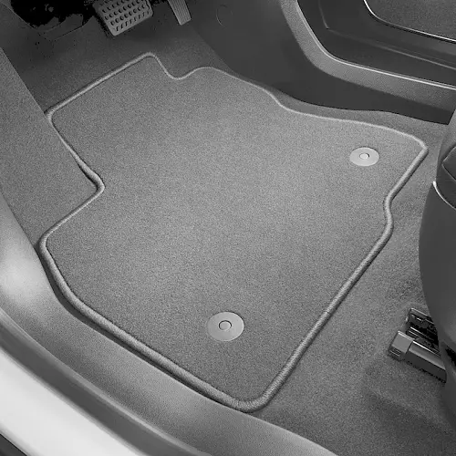 2017 Bolt EV Floor Mats | Light Ash Gray | Front and Rear | Carpet | Replacement