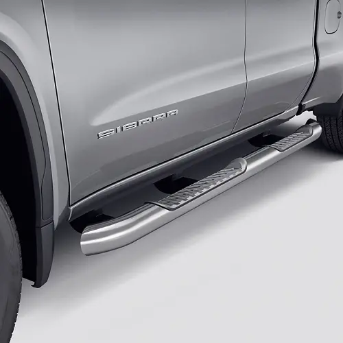 2019 Sierra 1500 | Assist Steps | Double Cab | Chrome | 4-Inch Round | Set of 2