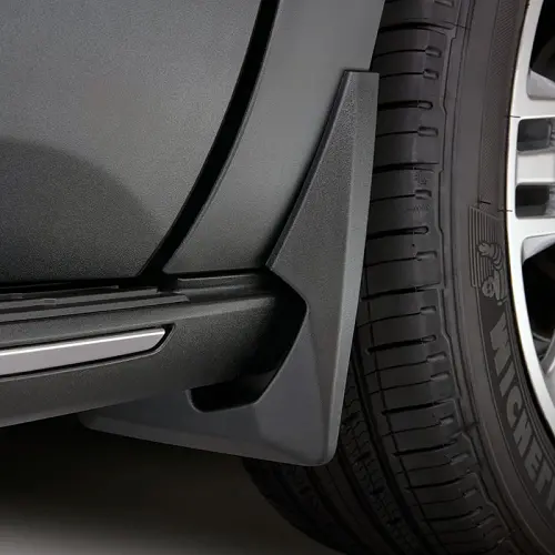2019 Acadia Splash Guards | Front Pair | Molded | Black Grained | With Assist Steps