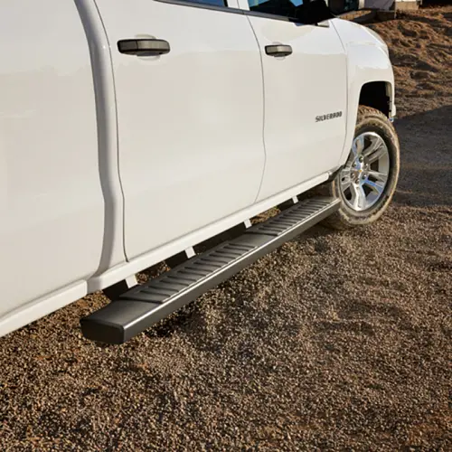 2019 Sierra 2500 Double Cab Assist Steps | 6 inch Oval | Black