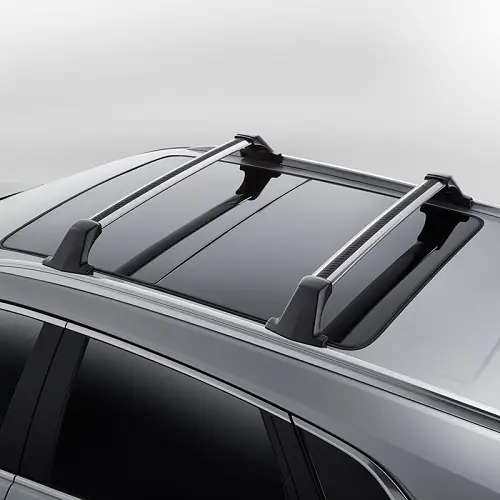 2023 XT5 | Roof Rack Cross Rail Package | Bright Anodized Aluminum | Fixed Position | Set of Two