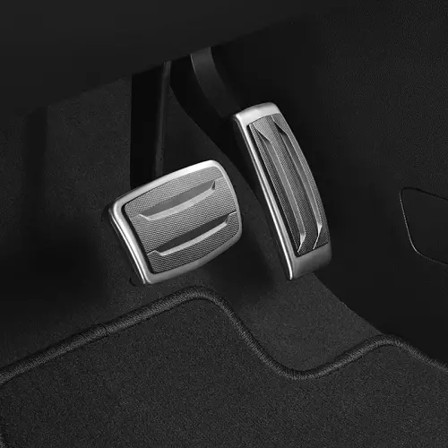 2021 XT5 | Sport Pedal Covers | Brushed Stainless Steel | Brake and Accelerator