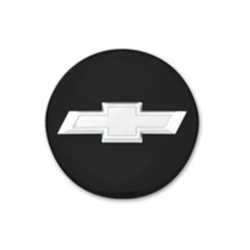 2018 Cruze Center Cap | Black with Silver Bowtie Logo | Single