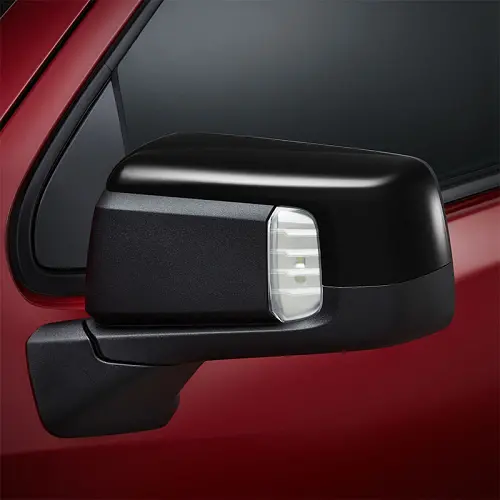 2020 Silverado 1500 | Rearview Mirror Covers | Gloss Black | Outside | Set of Two