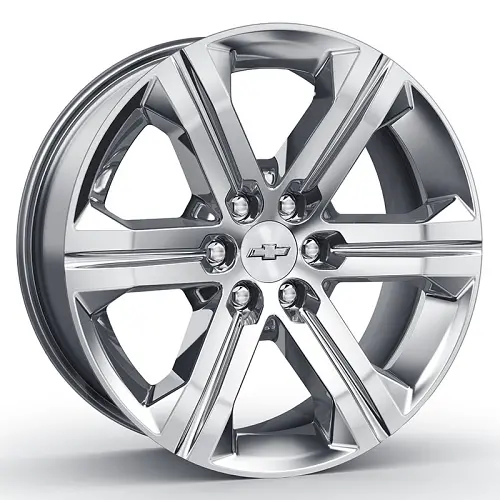 2015 Silverado 1500 | 22-in Wheel | Chrome | 6-Spoke | SEZ | Without NHT | 22x9 | Single