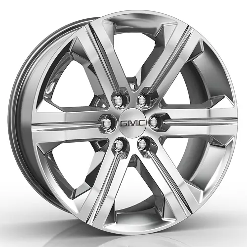 2015 Sierra 1500 | 22-in Wheel | Chrome | 6-Spoke | SEZ | Without NHT | 22x9 | Single