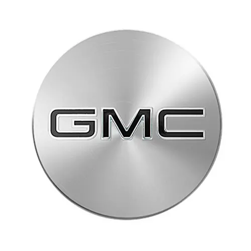 2021 Canyon Wheel Center Cap | Brushed Aluminum Finish | Embossed Black GMC Logo | Single