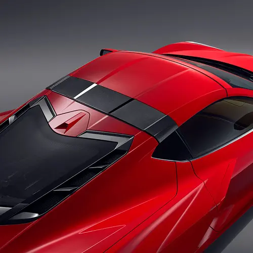 2024 C8 Corvette E-RAY | Roof Bow Panel | Visible Carbon Fiber | Coupe