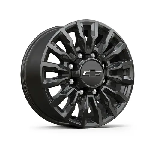 2024 Silverado 2500 | 18 inch Wheel | High Gloss Black | Multi-Spoke | 8-Lug | 18 x 8 | PTW | Single
