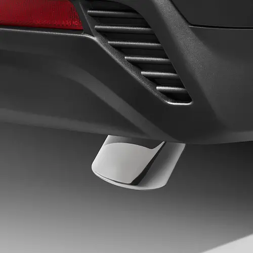 2022 Yukon | Exhaust Tip | Polished Stainless Steel | 3.0L Diesel Engine | Angle Cut | Dual Wall