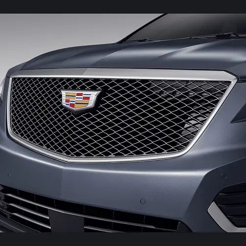 2021 XT5 | Front Grille Upgrade | Galvano Silver | WITHOUT HD Surround Vision Camera