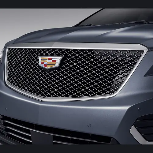 2021 XT5 | Front Grille Upgrade | Galvano Silver | WITH HD Surround Vision Camera