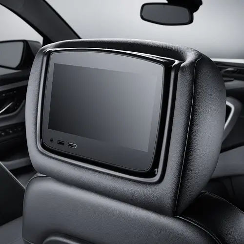 2019 Terrain Rear Seat Infotainment | Dual Headrest Monitors | Ash Gray/Jet Black Leather | H17