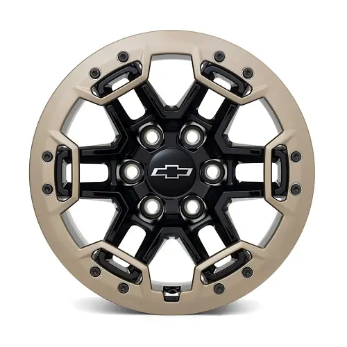 2024 Colorado | 17 inch Wheel | Gloss Black | Tech Bronze Ring | Multi-Spoke | SMY | 17 x 8 | ZR2