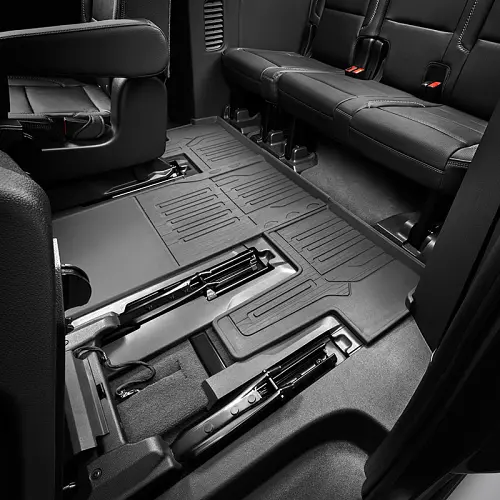 2021 Yukon XL | Floor Liners | Black | Third-Row | 2nd Row Bucket Seats | Interlocking