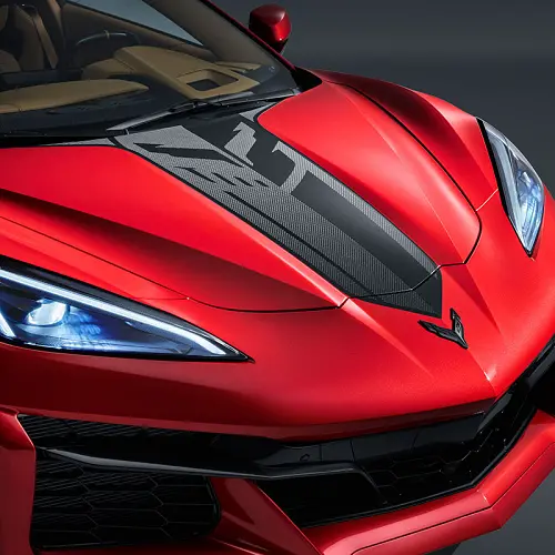 2023 C8 Corvette Z06 | Hood Graphics Package | Jake Logo | Carbon Flash Metallic | Single