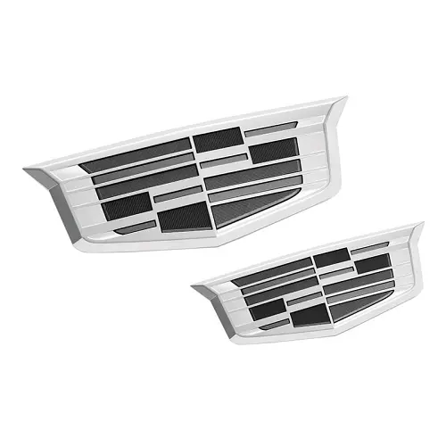 2023 XT5 | Emblems | Monochrome Cadillac | Grille and Liftgate | Set of 2