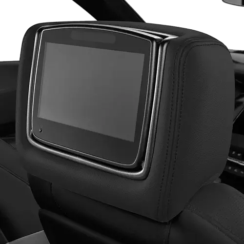 2023 XT6 | Rear Seat Infotainment | Two Headrest Monitors | DVD Player | Jet Black Leather | H2U