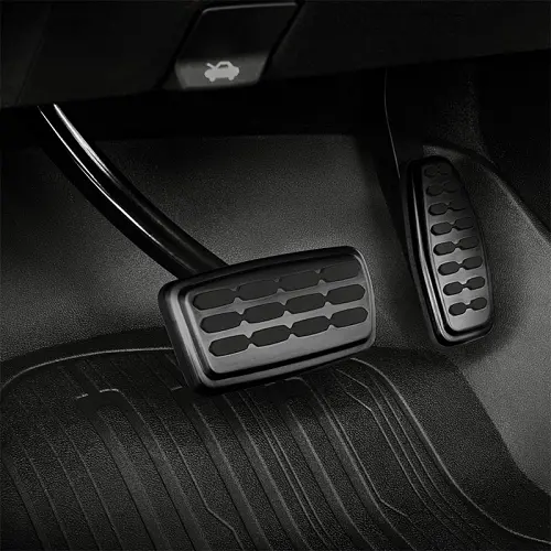 2022 Silverado 1500 | Accelerator and Brake Pedal Covers | Sport | Black Stainless Steel | Set of 2