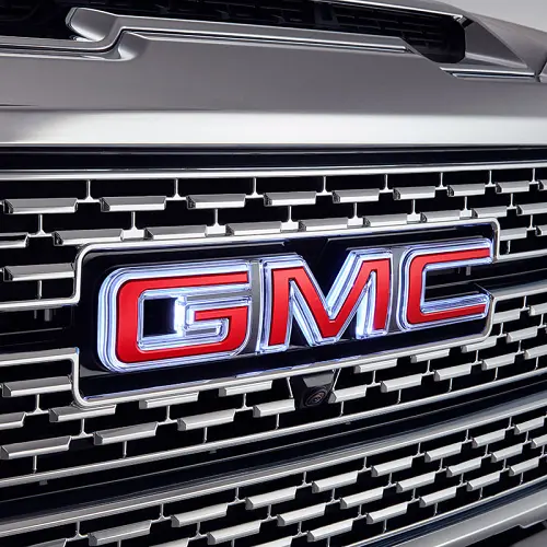 2021 Sierra 3500 | Emblems | Red GMC | Illuminated | Front Grille only | Single