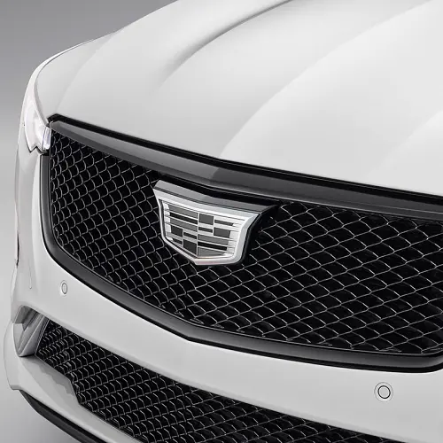 2021 CT4 | Emblems | Monochrome Cadillac Logo | Grille and Decklid | Luxury | Luxury Premium | Set