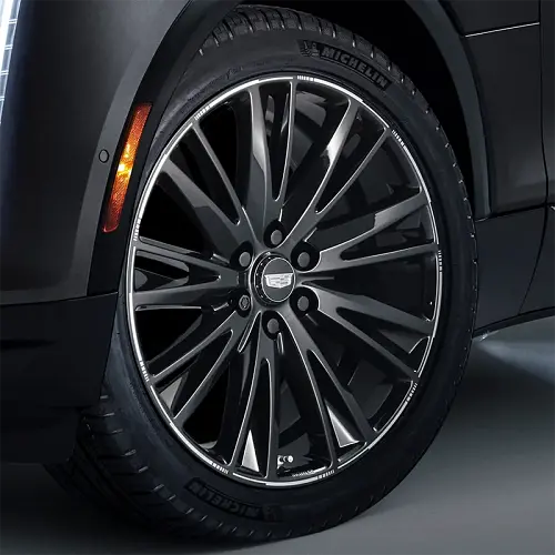 2024 LYRIQ | 22 inch Wheel | High Gloss Black | Laser Etching | Multi-Spoke | 22 x 9 | Single